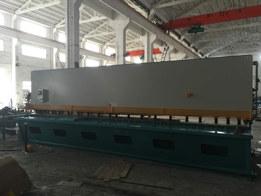 Rajar la prensa Qc12k-4x3200 del corte de hoja de la máquina del esquileo de la chapa del CNC