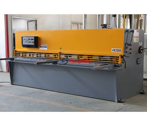 Máquina de corte Qc12y 6x2500 QC12Y-6x3200 QC12Y-6x2000 del haz hidráulico del oscilación